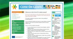 Desktop Screenshot of come-on-labels.eu